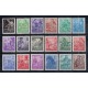 ALEMANIA ORIENTAL DDR 1953 Yv 117/34 SERIE COMPLETA NUEVA MINT !!! MUY RARA 185 EUROS